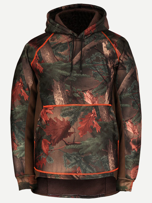 Big Bill Wood’n Trail Camouflage Jacket MENS MEDIUM Hood Pockets Lined
