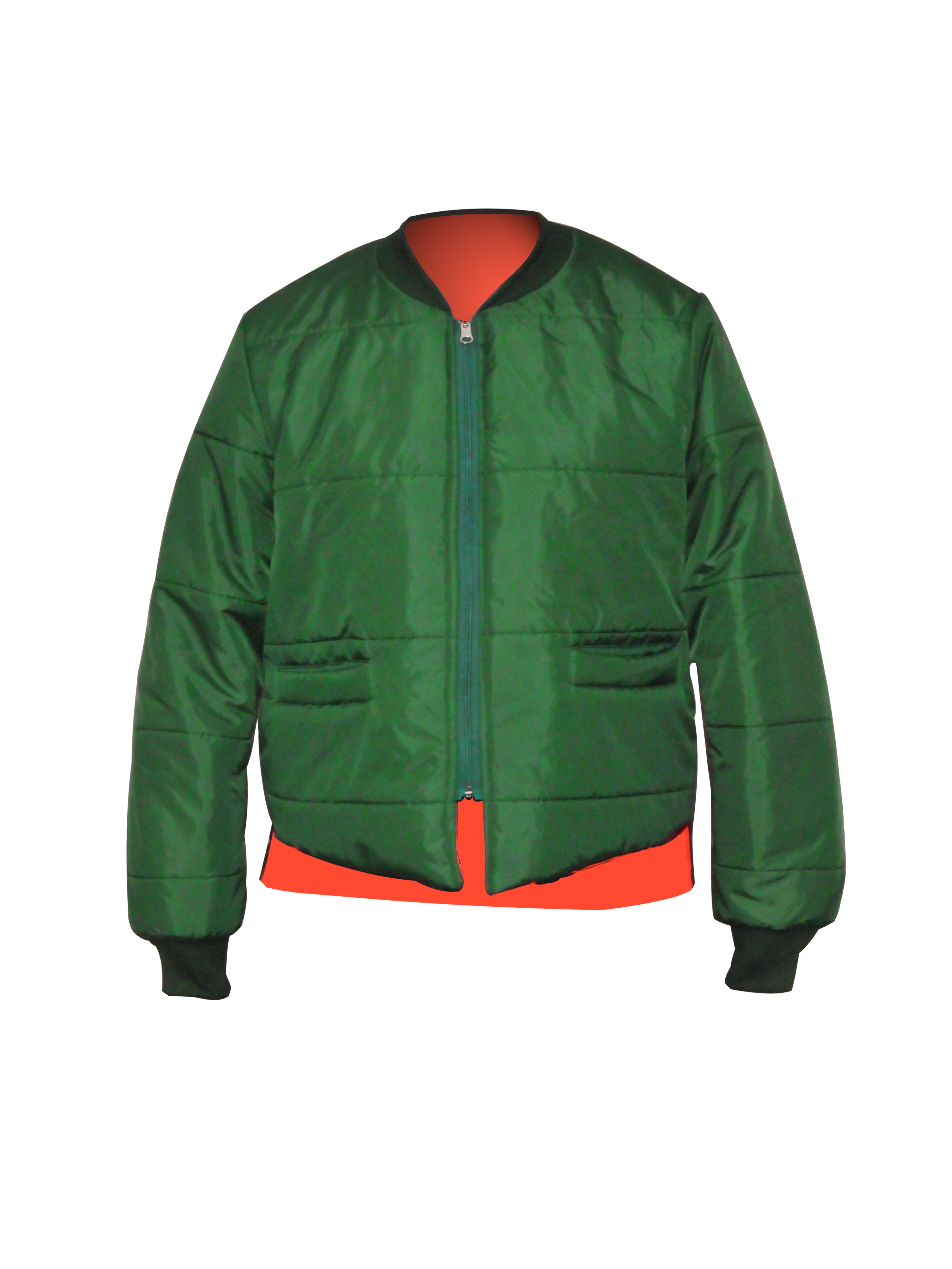 Big Al Green-Orange 100% Nylon Jacket - 1404