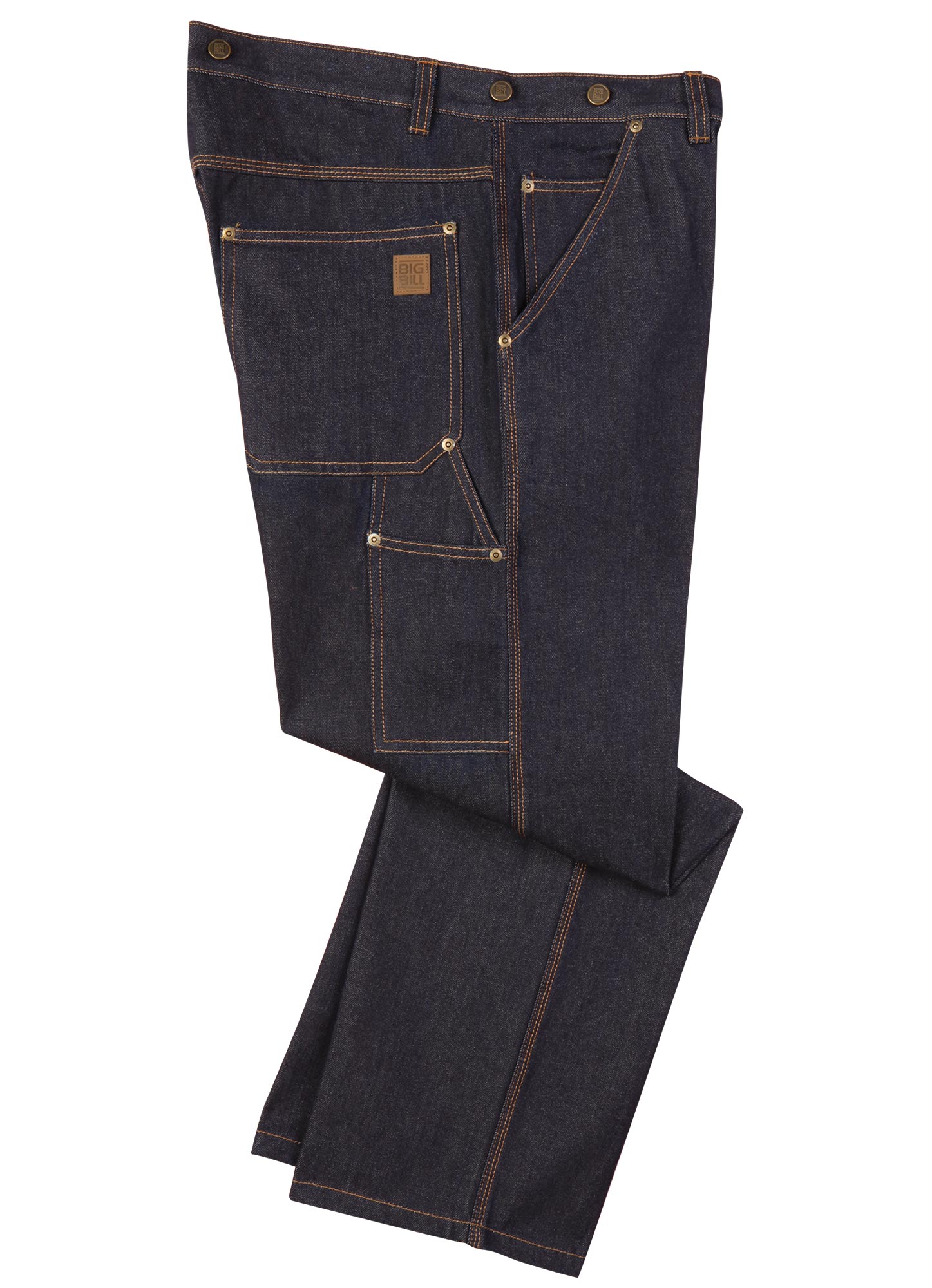 logger pants with suspender buttons